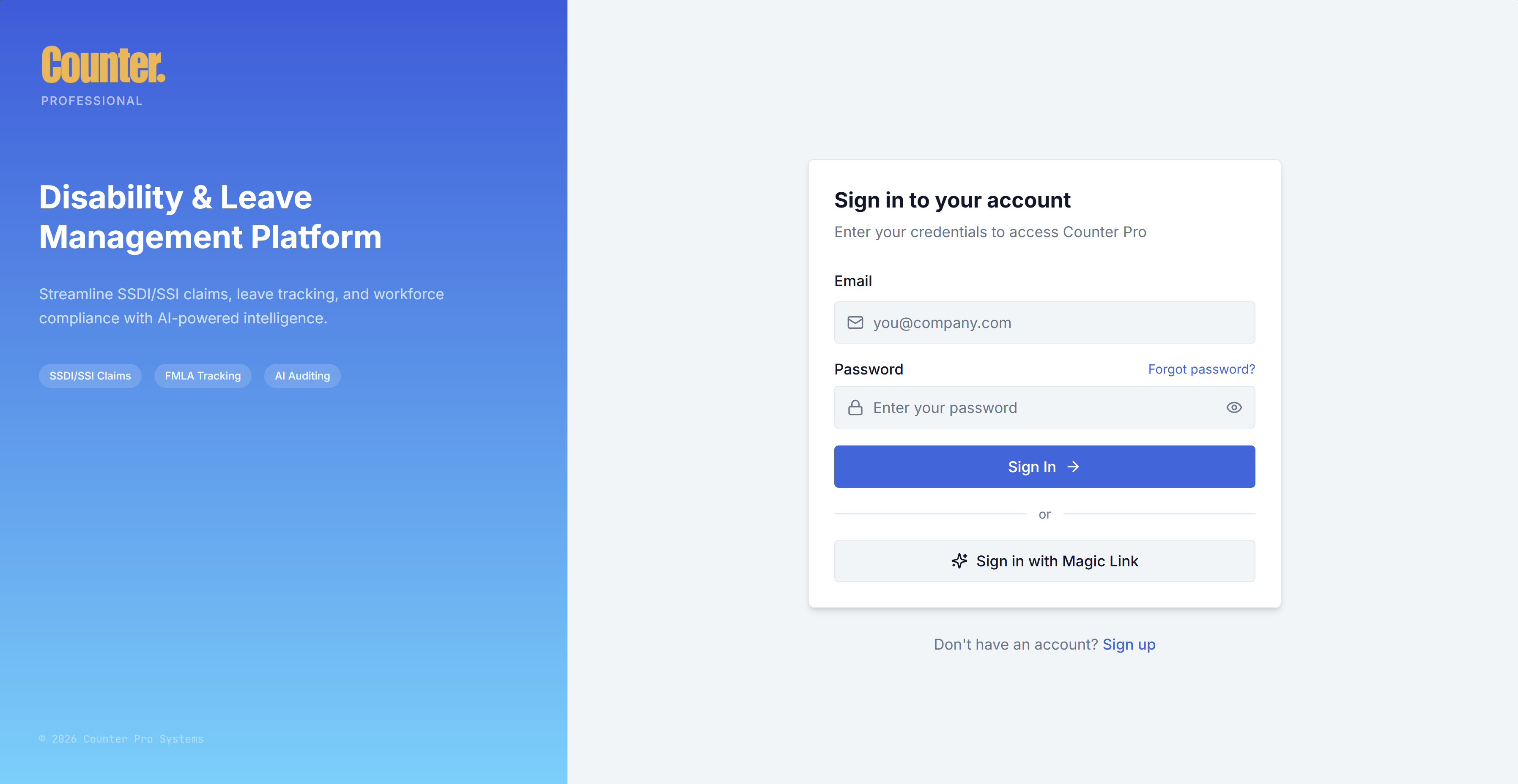 Broker sign-in or access restricted